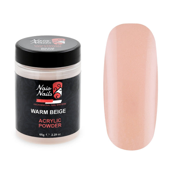 Poudre acrylique rose de couverture beige chaud