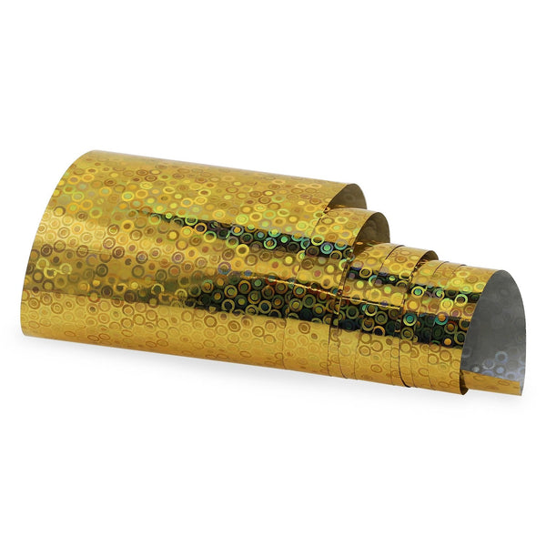 NF-022 Gold Holo Disco - Bande de feuille de transfert