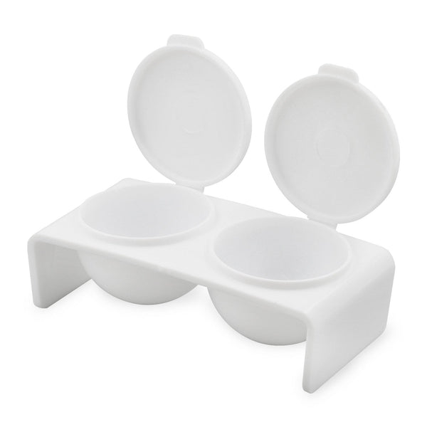 Double Plastic Dappen Dish