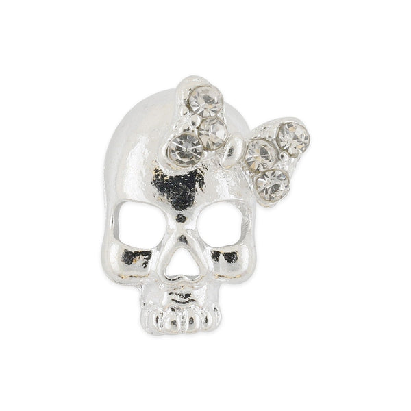 Pot of 10 Charms - Silver Skull