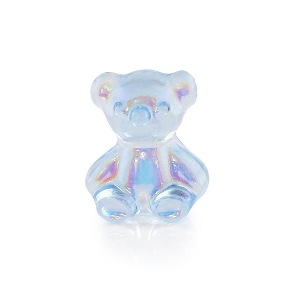 Pot of 5 Charms - Cornflower Blue Teddybear