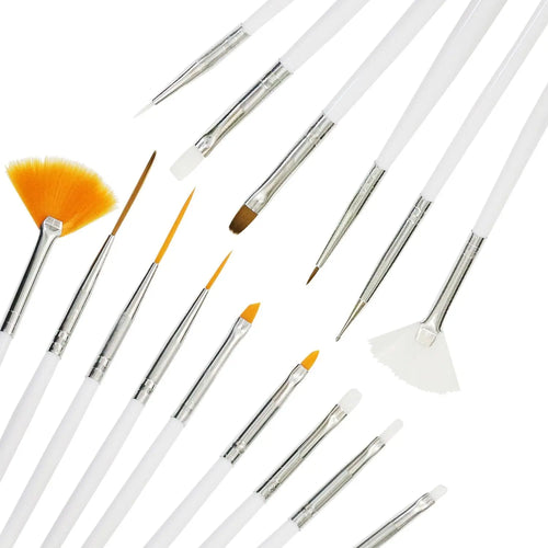 Juego de 15 Pinceles para Uñas