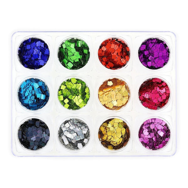 Set de Paillettes - NGS-009 - Carrés Multicolores