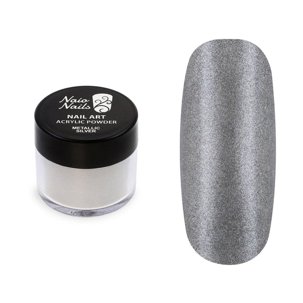 Metallic Silver Acrylic Powder - 12g