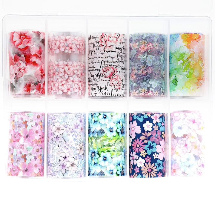 Selection of Floral Patterns TFS-3   Naio Nails