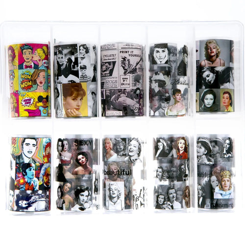 TFS-101 Selección de Papeles de Transferencia Pop Art