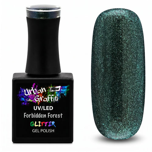 Prepárate para hechizar tus dedos con Forbidden Forest - UGGP - A0232 Urban Graffiti Gel Polish 15ml.
