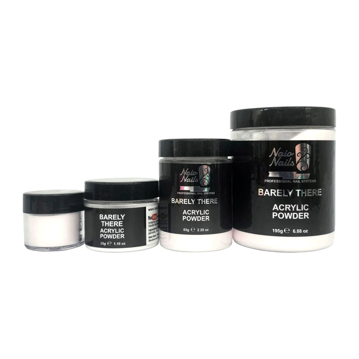 Barely There Pink Acrylic Powder 12g - 195g   Naio Nails
