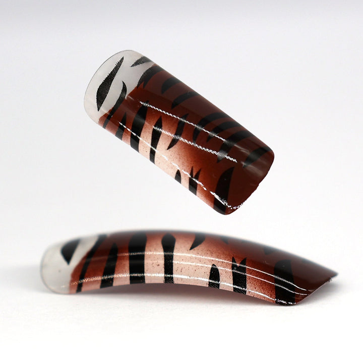 Professional Salon Tip (70 Nails) Tiger Print