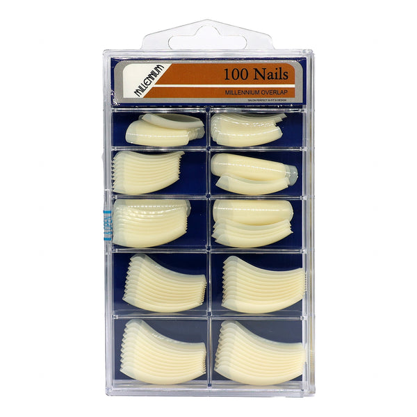 Millennium Overlap Natural Tips (100 Nails)