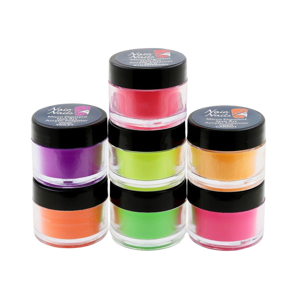 Poudre Acrylique Collection Néon - Lot de 7