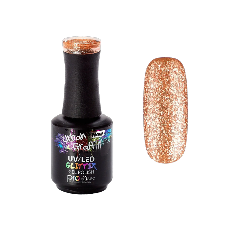 Peach Gleam - UGGP-A0946 Vernis Gel Graffiti Urbain 15ml