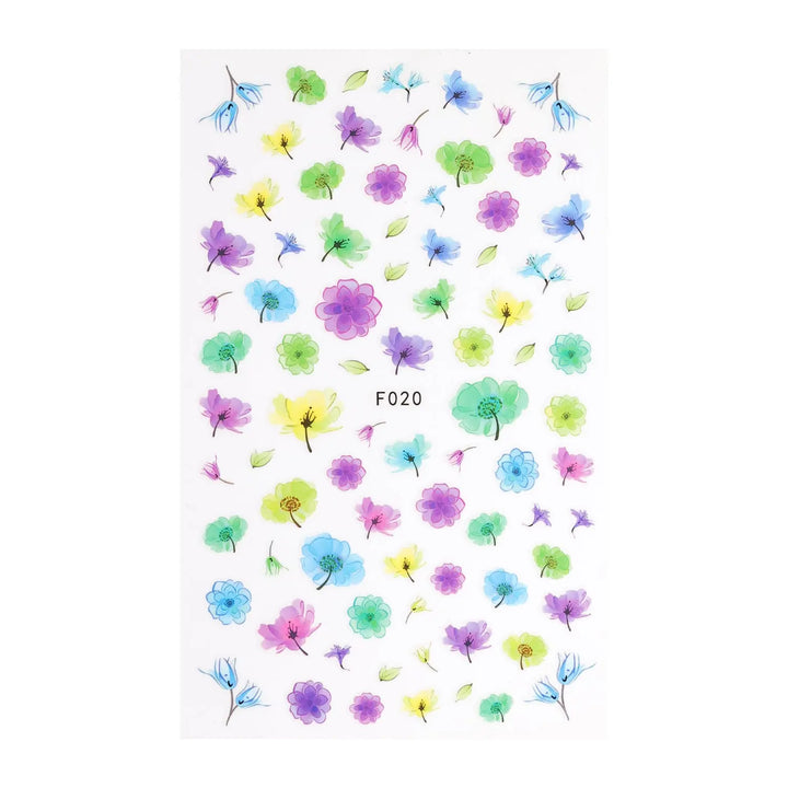 Spring Flower Nail Art Stickers   Naio Nails