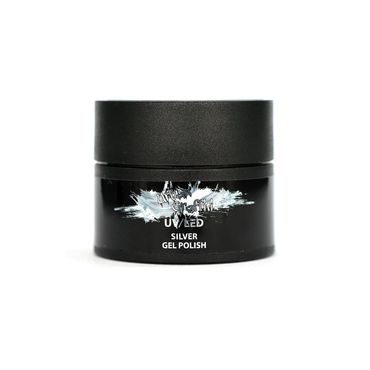 NEW Metallic Silver - Urban Graffiti Gel Polish 5ml Pot