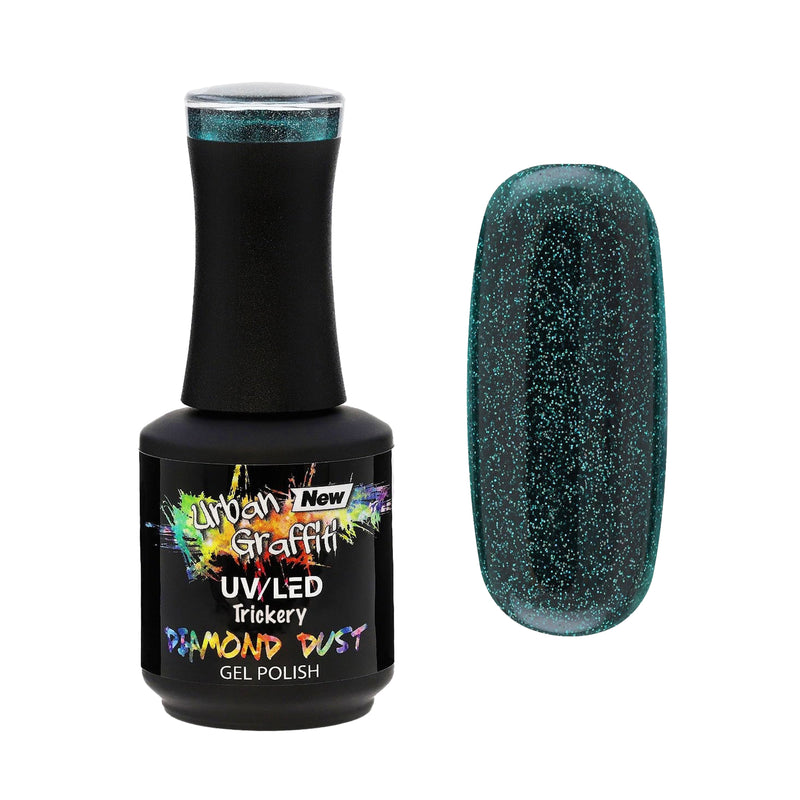 Tricherie - UGGP-DD006 Vernis Gel Vert Scintillant Urban Graffiti 15ml