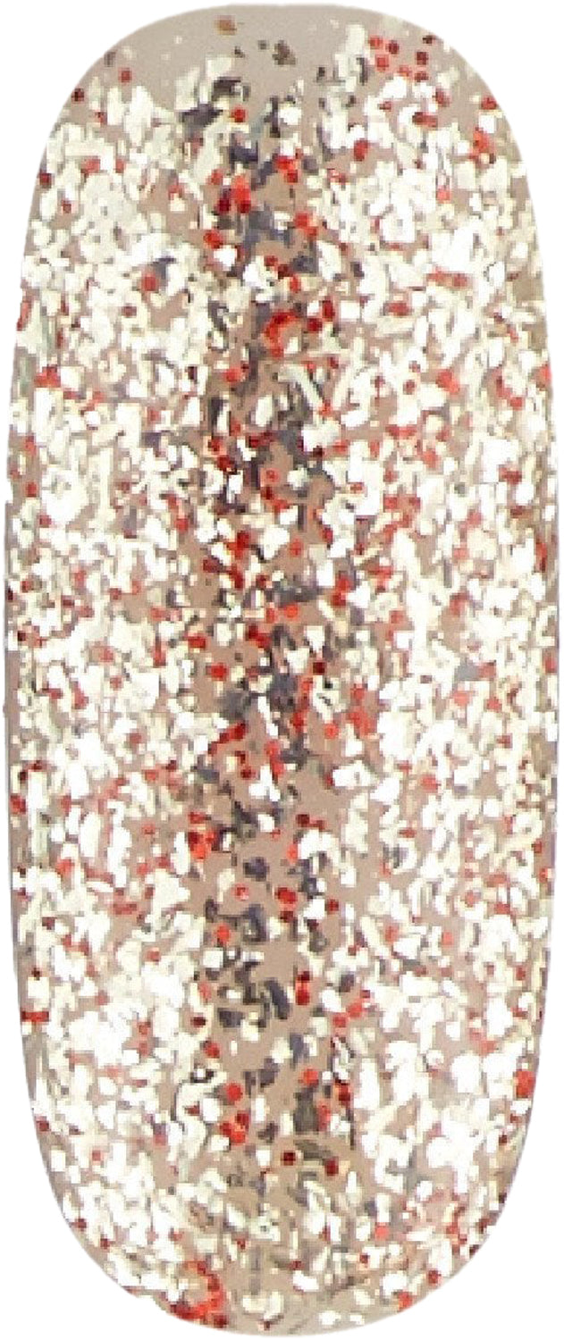 Tinsel Town - UGGP-A0913 Vernis Gel Pailleté Or et Rouge Graffiti Urbain 15ml