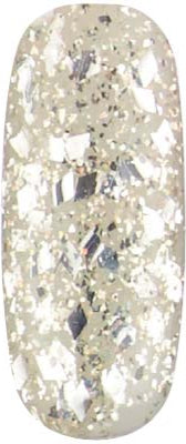 Diamond Eyes - UGGP-A0923 Vernis Gel Pailleté Argent Graffiti Urbain 15ml