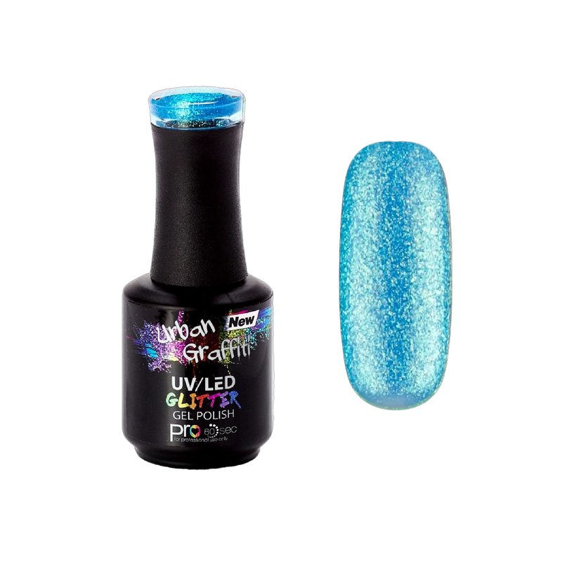 Mermaid Tears - UGGP-A0921 Vernis Gel Pailleté Aqua Graffiti Urbain 15ml