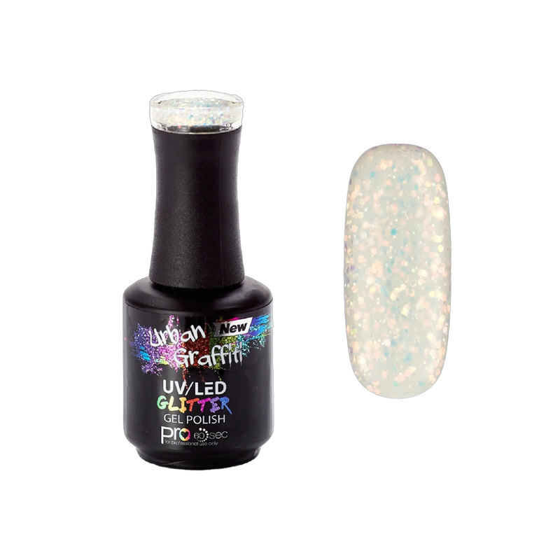 Oyster Sparkle - UGGP-A0870 Vernis Gel Graffiti Urbain 15ml