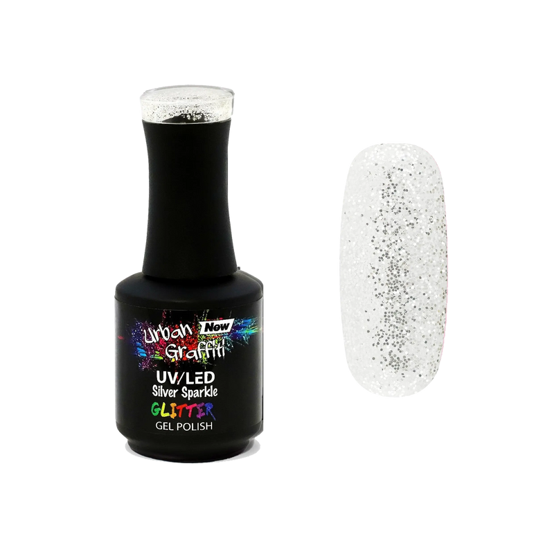 Silver Sparkle - UGGP-A0293 Vernis Gel Graffiti Urbain 15ml